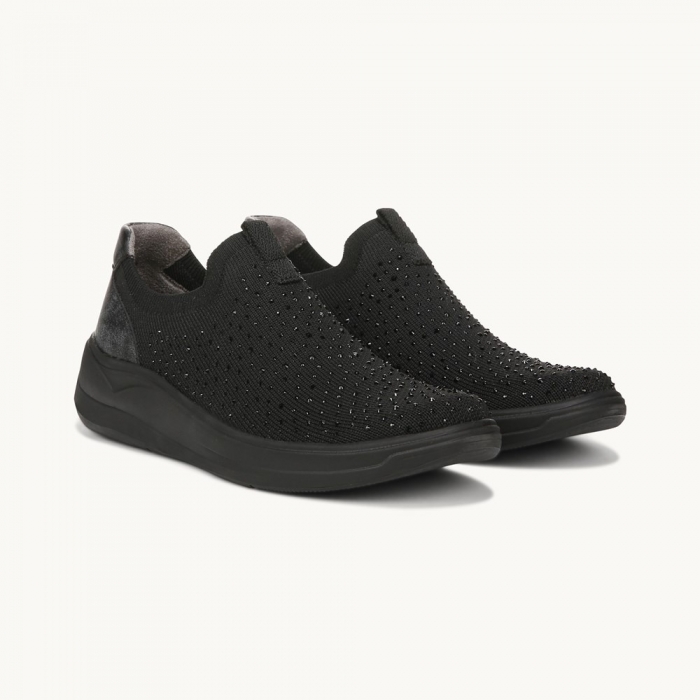 LifeStride Twilight Slip On - Black Fabric