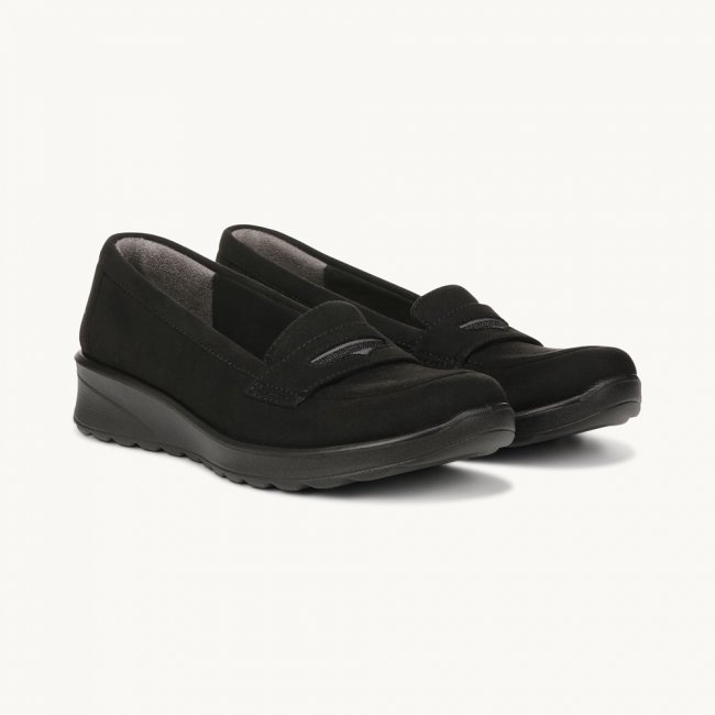 LifeStride Gamma Loafer - Black Fabric