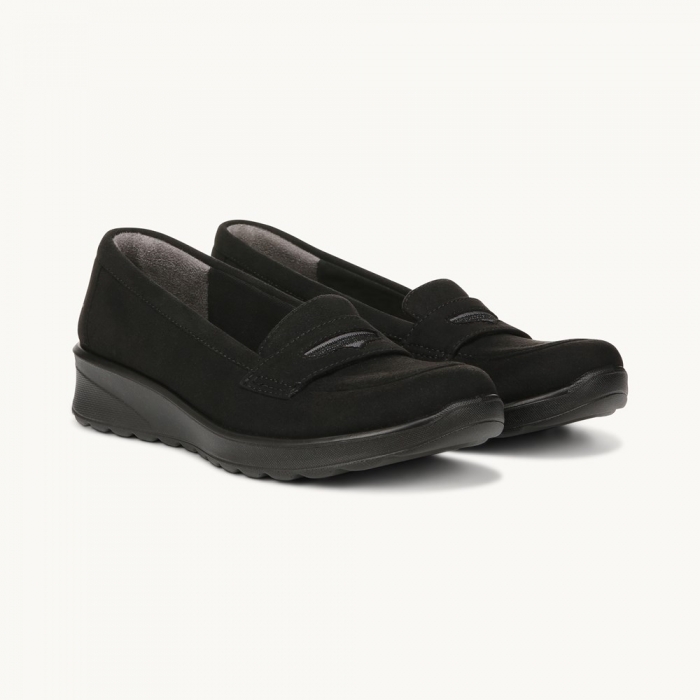 LifeStride Gamma Loafer - Black Fabric