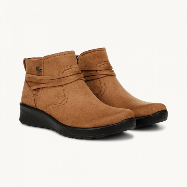 LifeStride Guest Ankle Bootie - Whiskey Fabric