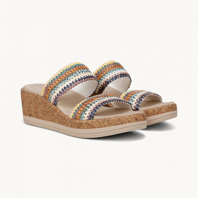 LifeStride Resort Wedge Sandal - Multi Fabric