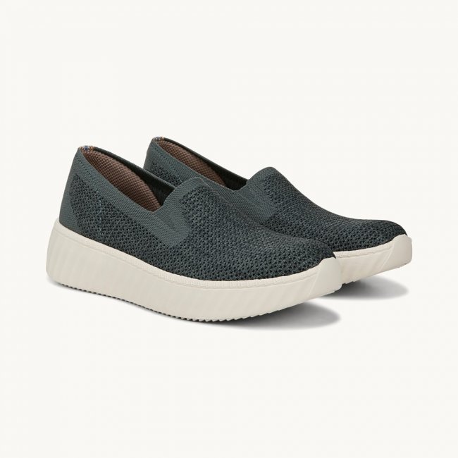 LifeStride Wednesday Slip On - Sage Leaf Heathered Knit