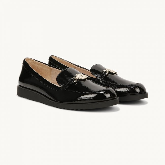 LifeStride Zen Loafer - Black Faux Leather