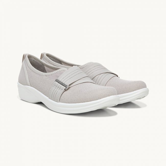 LifeStride Niche III Slip On - Sandnet Beige Fabric