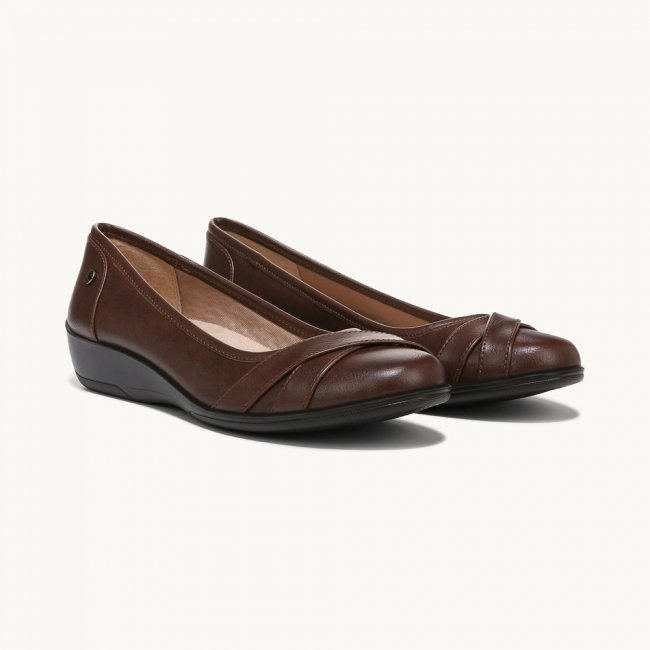 LifeStride I-Loyal Flat - Dark Tan