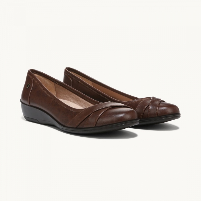 LifeStride I-Loyal Flat - Dark Tan