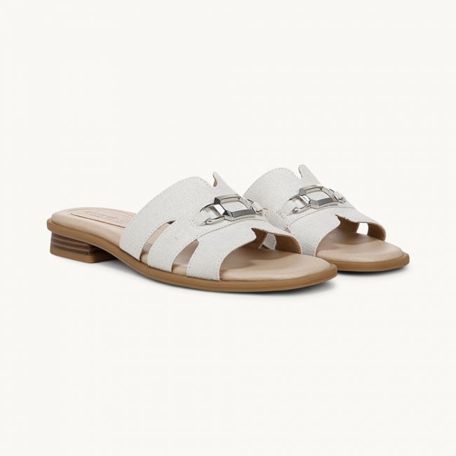 LifeStride Royalty Bit Sandal - Natural Fabric