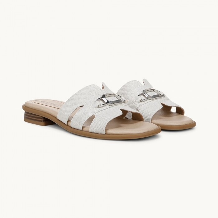 LifeStride Royalty Bit Sandal - Natural Fabric