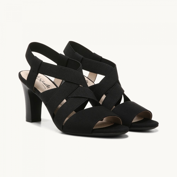LifeStride Charlotte Heeled Sandal - Black