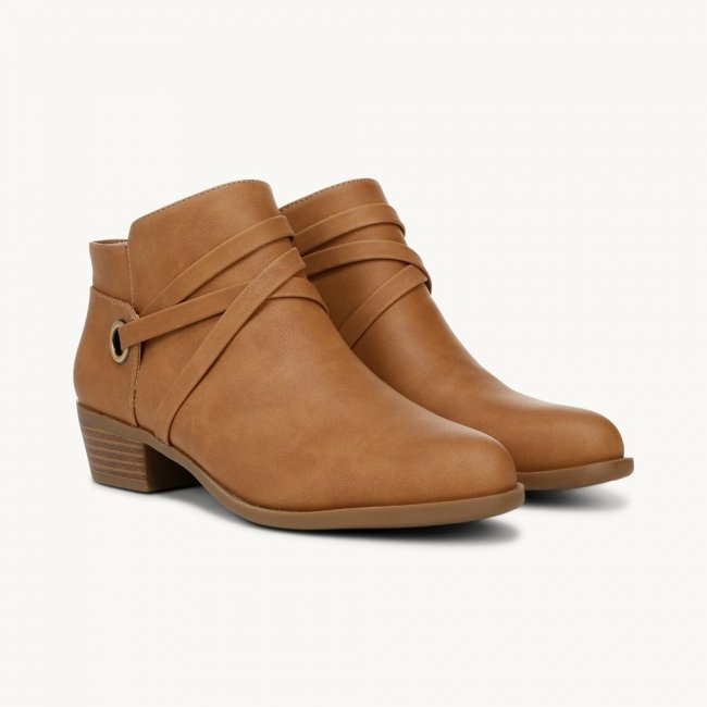 LifeStride Amara Shootie - Tan Faux Leather