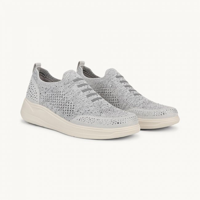 LifeStride Timeless Bright Sneaker - Graphite Knit Fabric