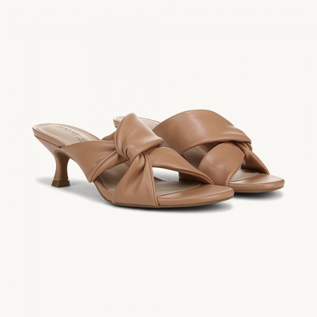 LifeStride Nori Dress Sandal - Sienna Tan Faux Leather