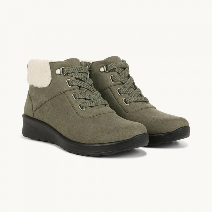 LifeStride Generation Ankle Bootie - Green Fabric