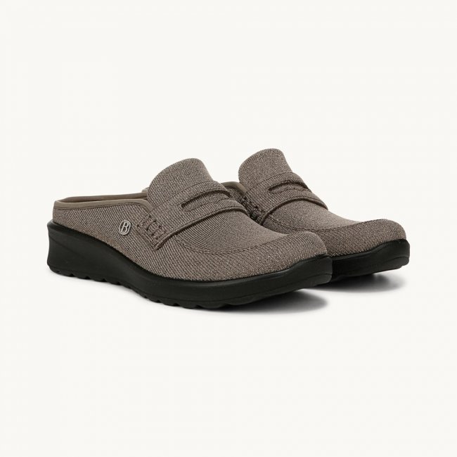LifeStride Georgia Slip On - Morel Sparkle Fabric