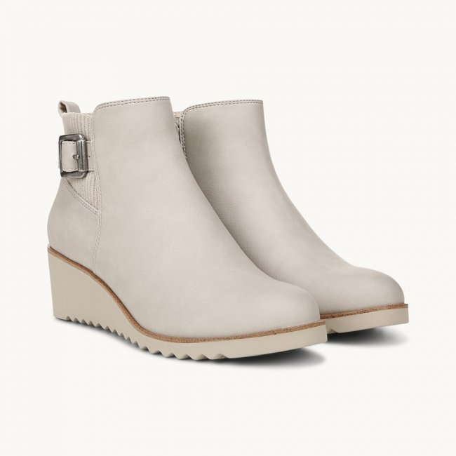 LifeStride Zayne Ankle Bootie - Grey Synthetic