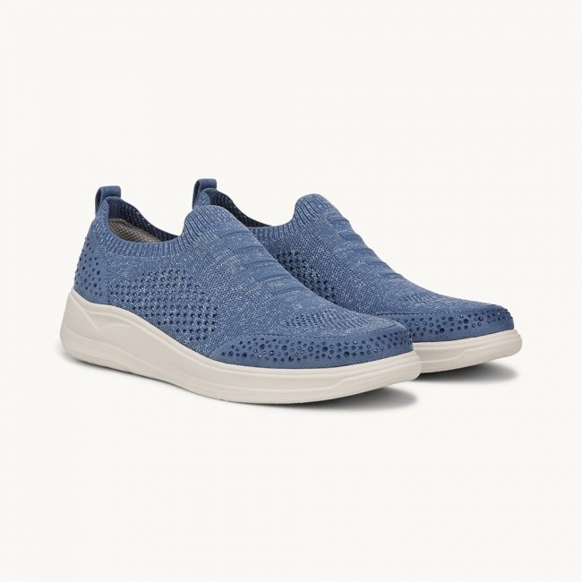 LifeStride Timeless Bright Sneaker - Elemental Blue Knit Fabric