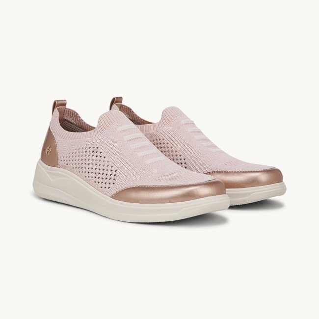 LifeStride Timeless Sneaker - Blush Knit Fabric