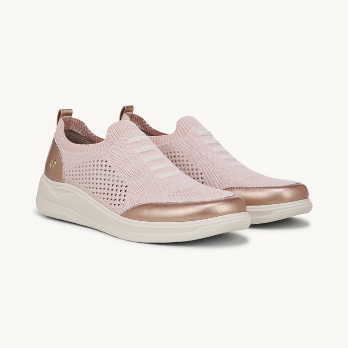 LifeStride Timeless Sneaker - Blush Knit Fabric