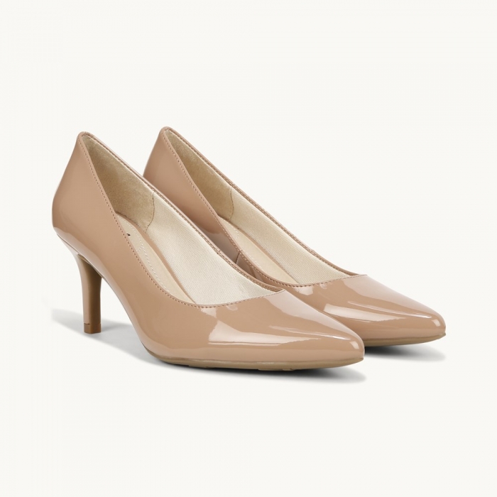 LifeStride Sevyn Pump - Desert Nude Faux Leather