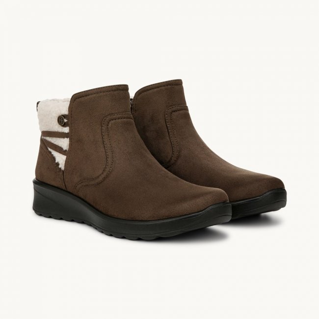 LifeStride Grand Cozy Shootie - Hunter Green Microfiber