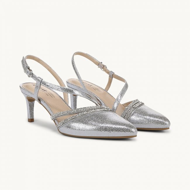 LifeStride Arlo 2 Pump - Silver Faux Leather