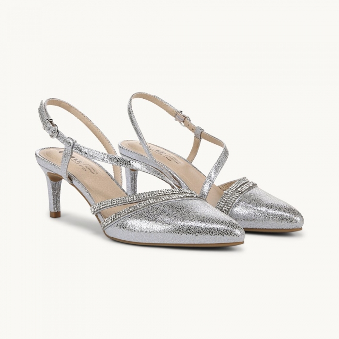 LifeStride Arlo 2 Pump - Silver Faux Leather