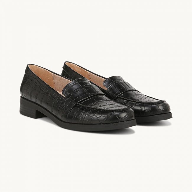 LifeStride Sonoma 2 Loafer - Black Faux Leather