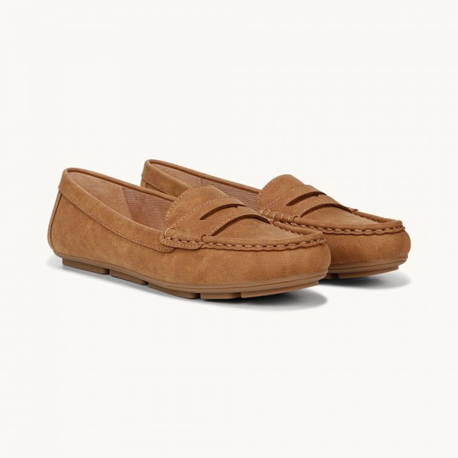 LifeStride Riviera Loafer - Tan Faux Leather