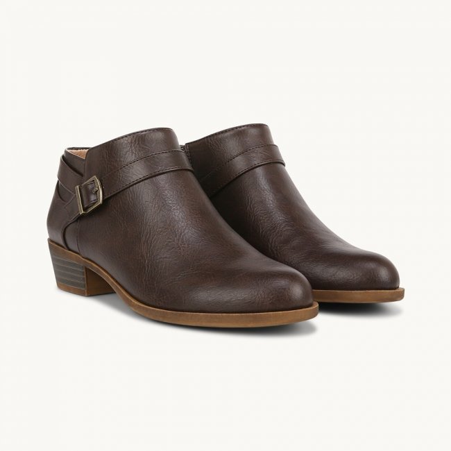 LifeStride Alexander Shootie - Brown Faux Leather
