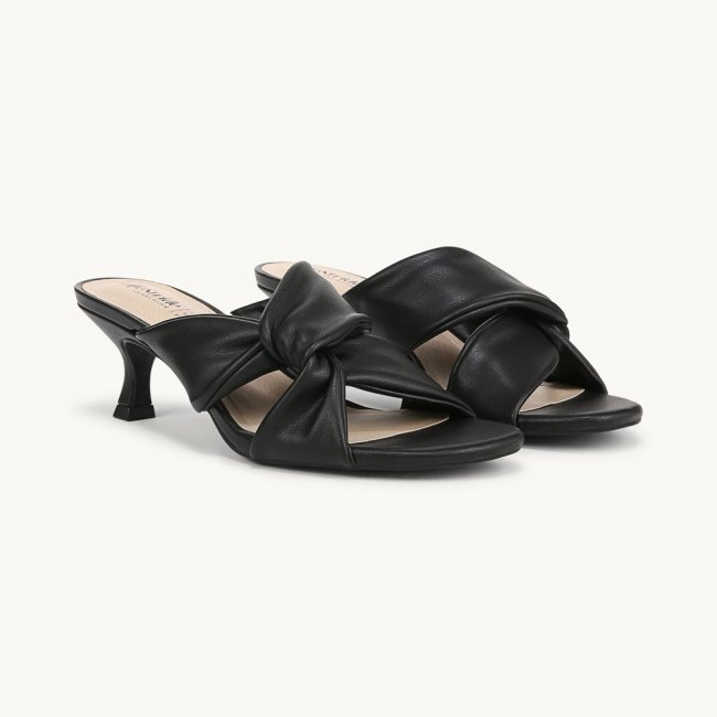 LifeStride Nori Dress Sandal - Black Faux Leather