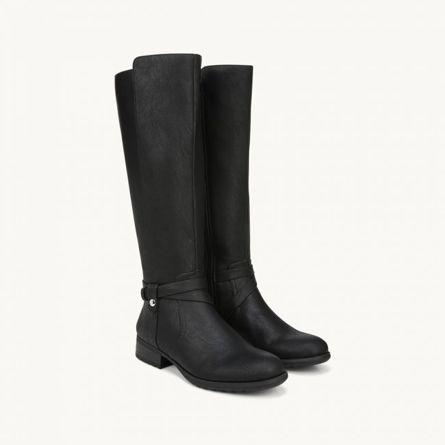 LifeStride XTrovert Wide Calf Riding Boot - Black