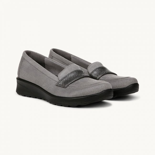 LifeStride Gamma 2 Slip On - Graphite Fabric