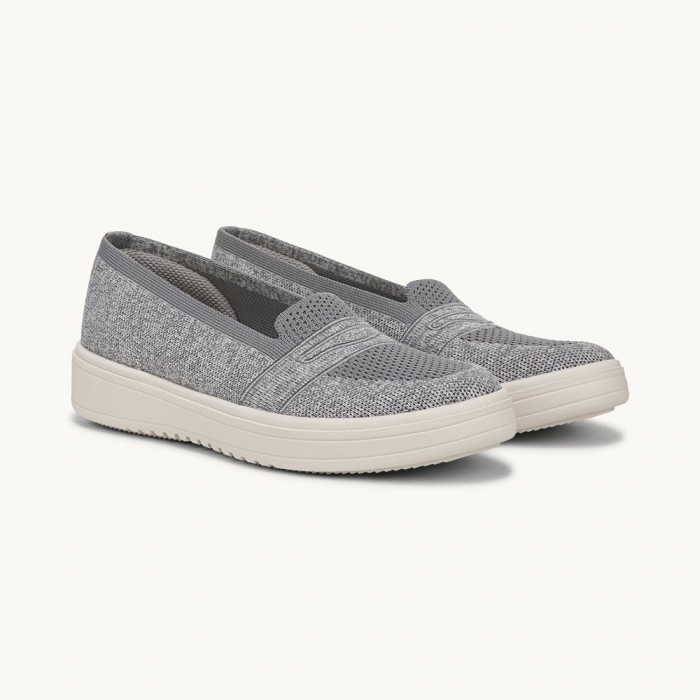 LifeStride Valley Loafer - Graphite Knit Fabric