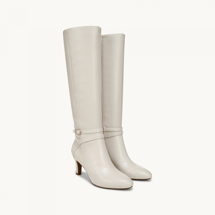 LifeStride Guild Tall Knee High Boot - Bone Microfiber