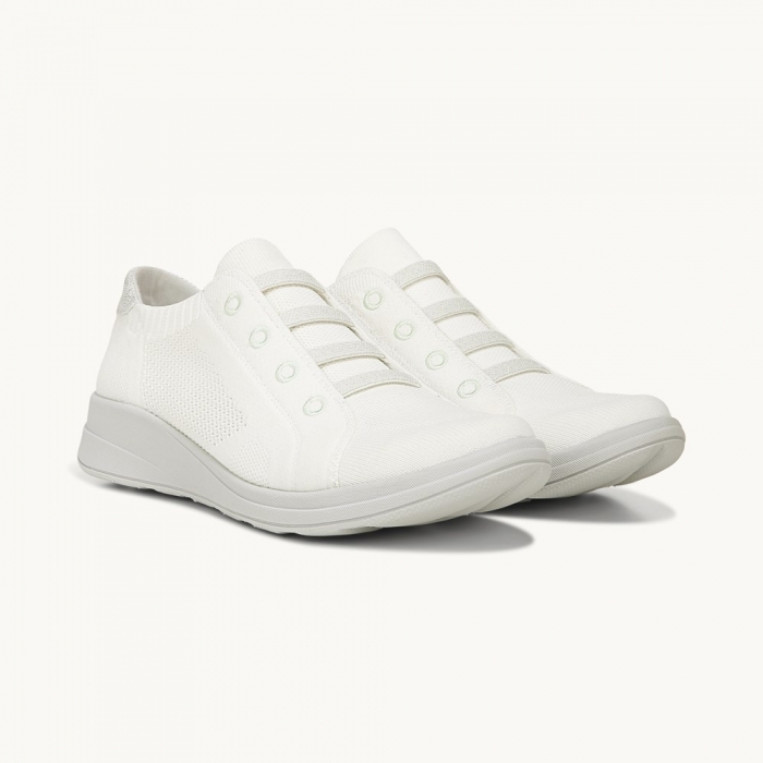 LifeStride Golden Knit Slip On Sneaker - Brilliant White