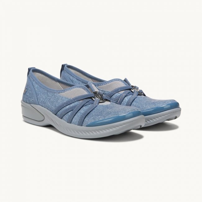 LifeStride Niche Slip On - Washed Denim Fabric