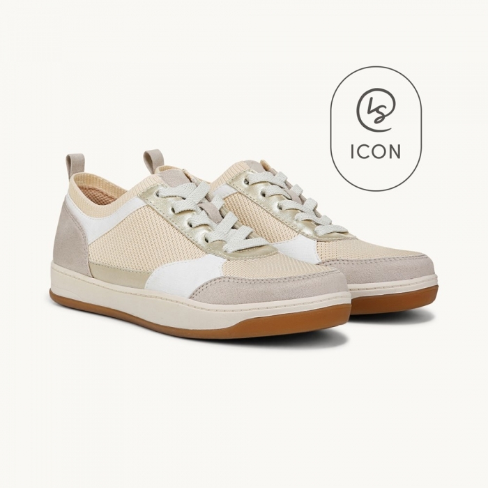LifeStride Dynamic Slip On Sneaker - Sand Knit Fabric