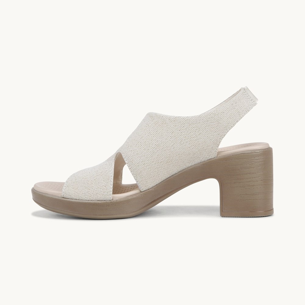 LifeStride Eden Sandal - White Fabric