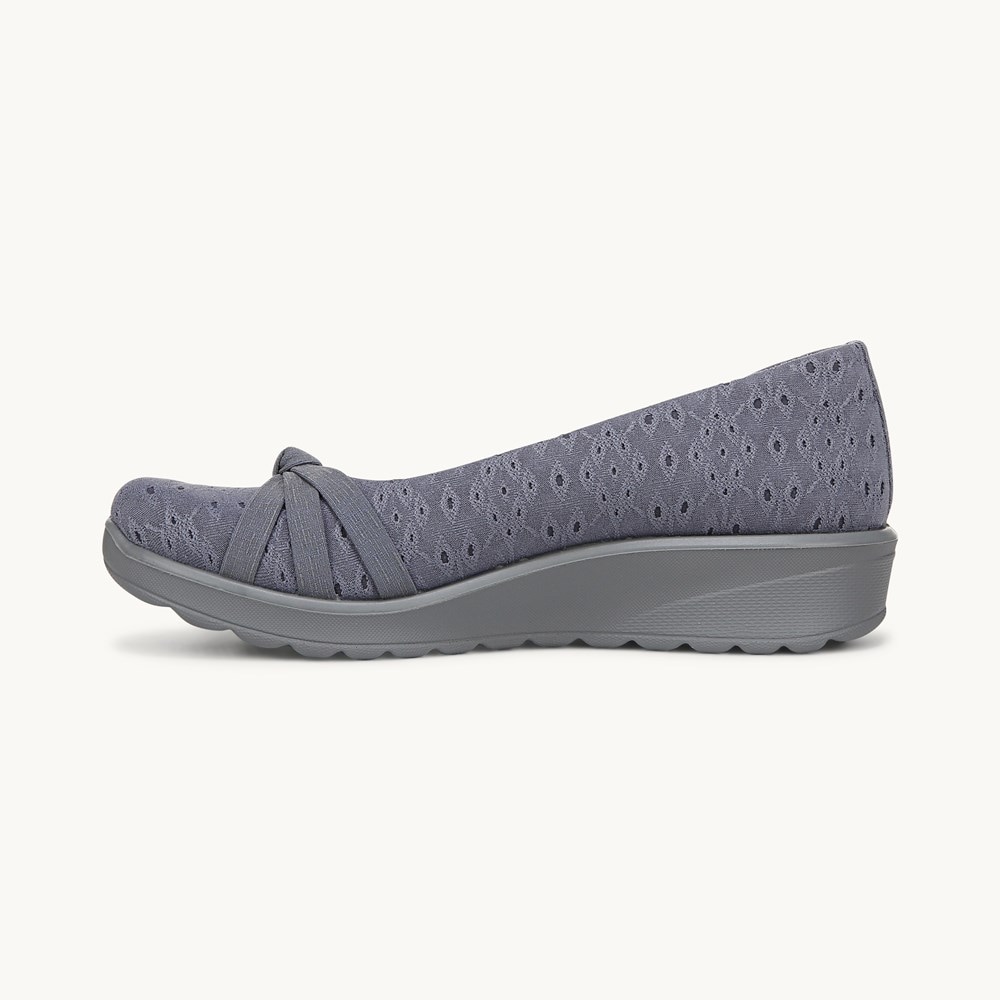LifeStride Gem 2 Slip On - Blue Floral Dot Fabric