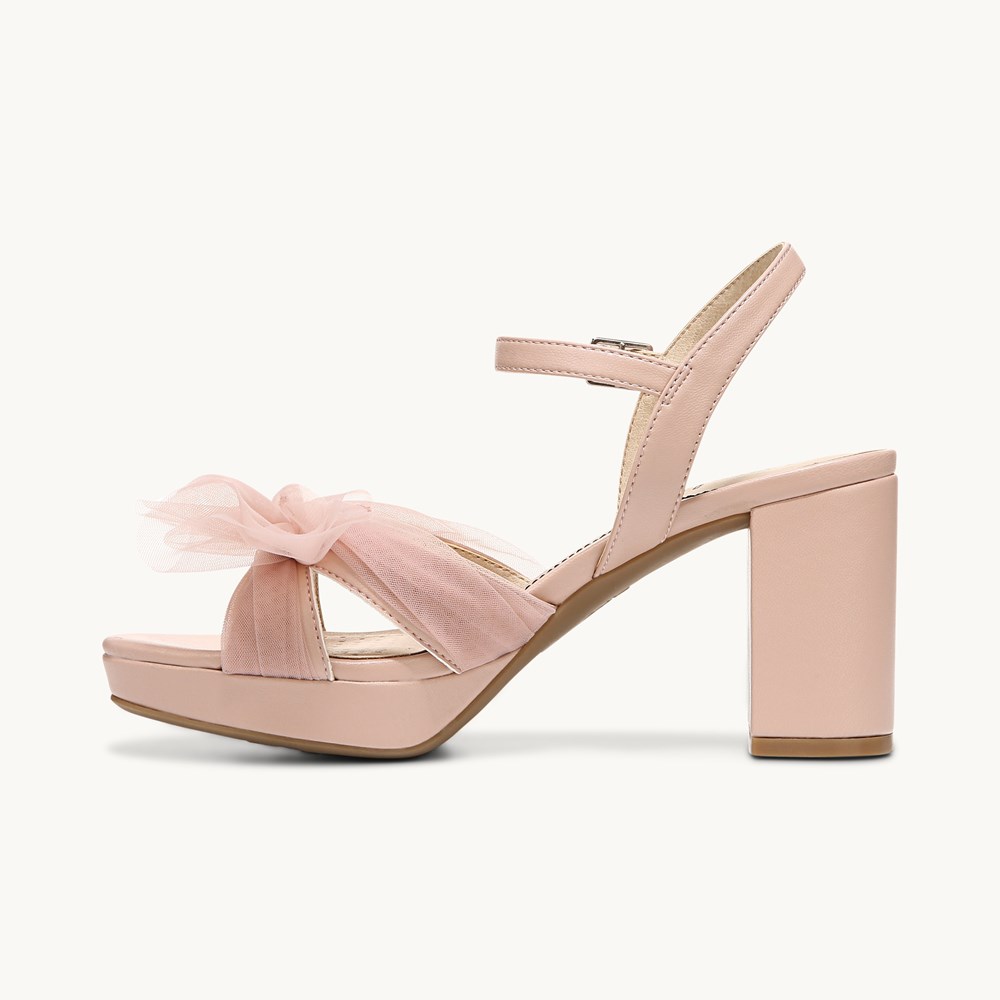 LifeStride Last Dance Dress Sandal - Blush Pink Synthetic