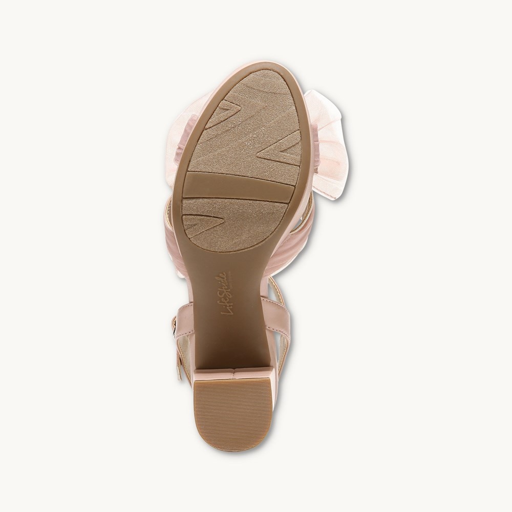 LifeStride Last Dance Dress Sandal - Blush Pink Synthetic