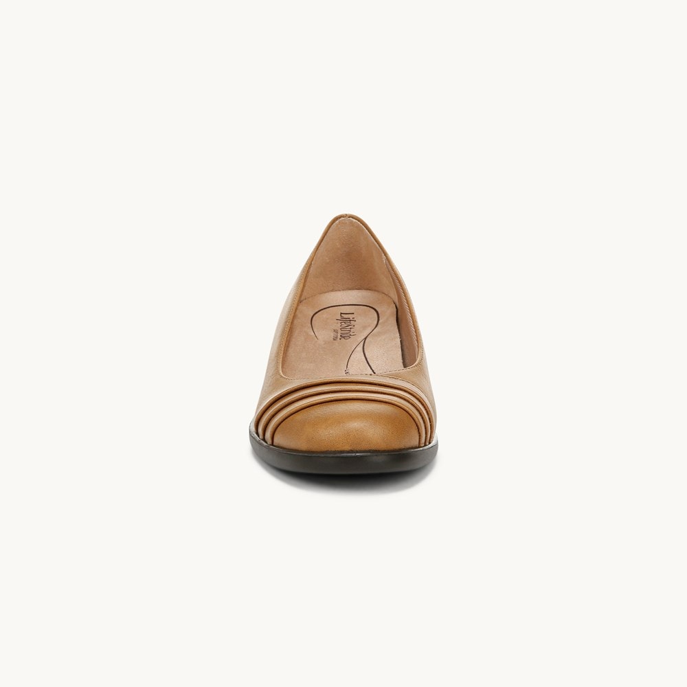 LifeStride Jenna Slip On - Tan Faux Leather