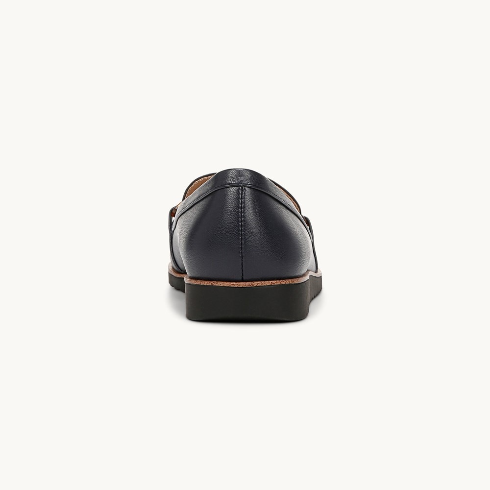 LifeStride Zee 3 Loafer - Lux Navy Faux Leather