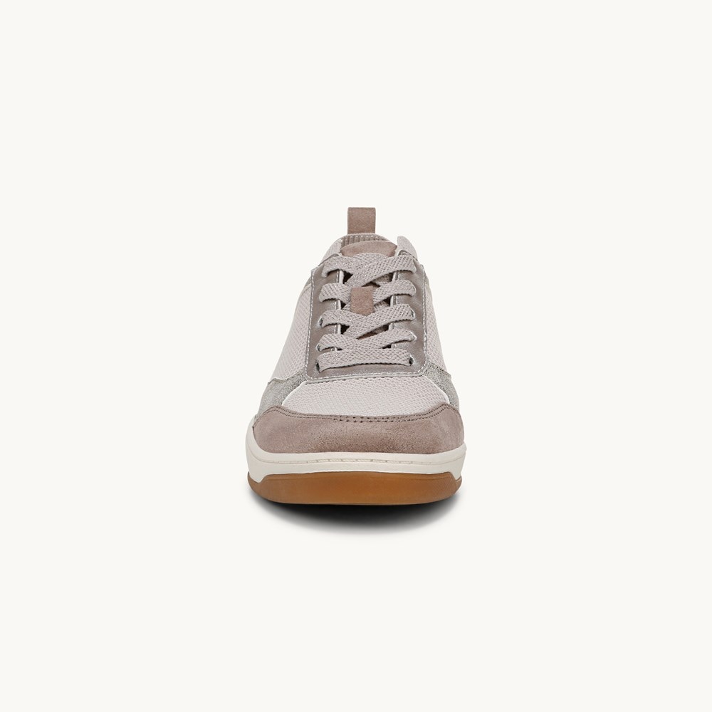 LifeStride Dynamic Slip On Sneaker - Latte Knit Fabric