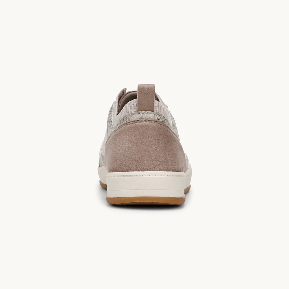 LifeStride Dynamic Slip On Sneaker - Latte Knit Fabric