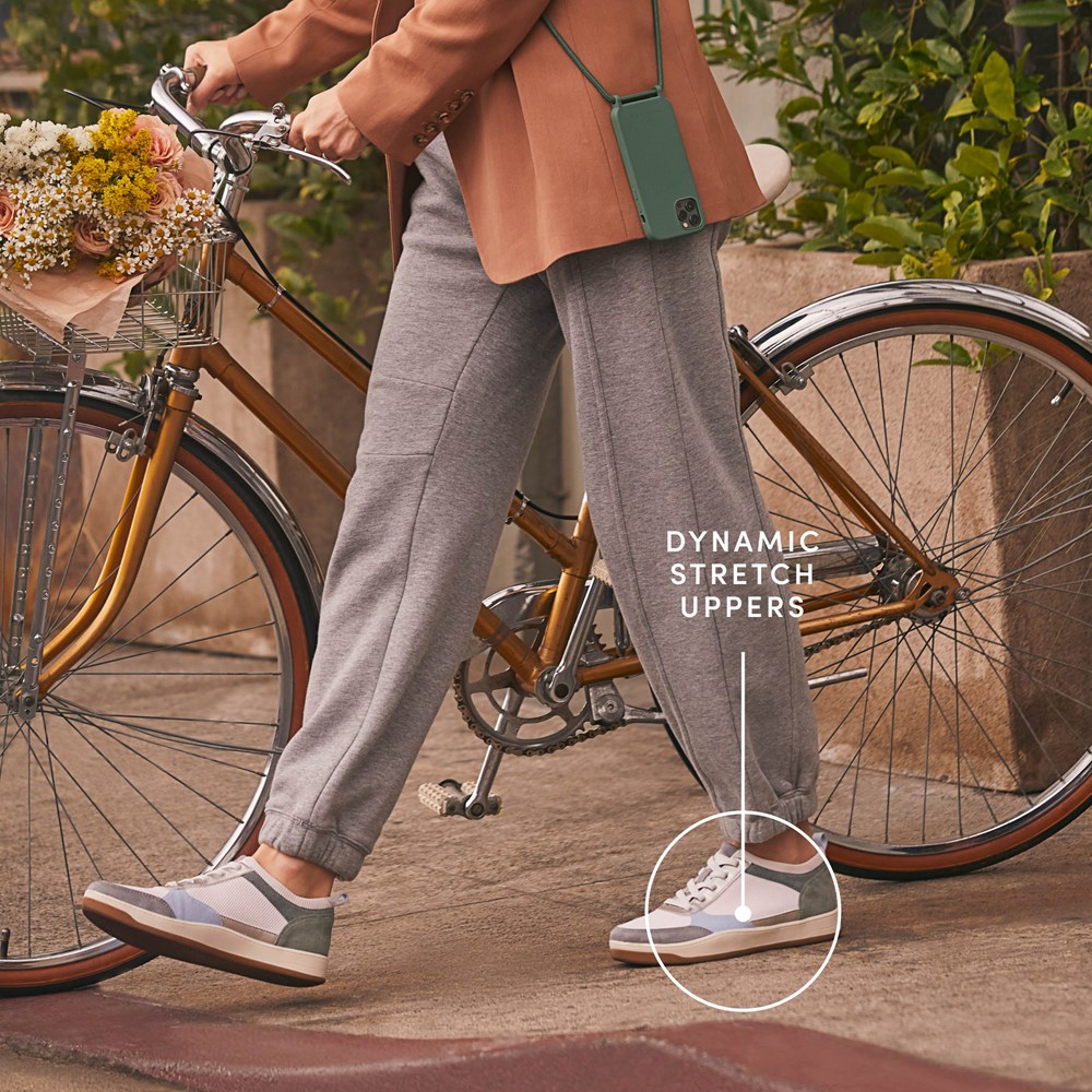 LifeStride Dynamic Slip On Sneaker - Latte Knit Fabric