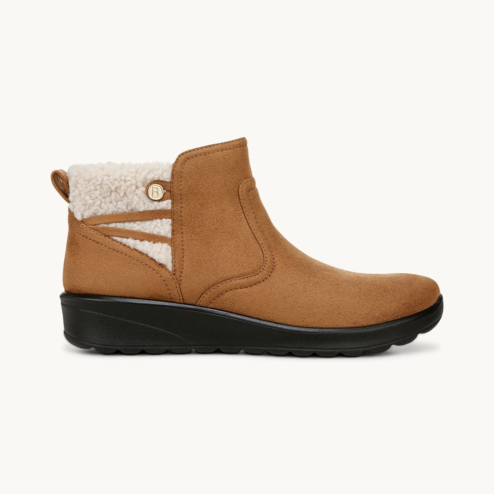 LifeStride Grand Cozy Shootie - Whiskey Tan Microfiber