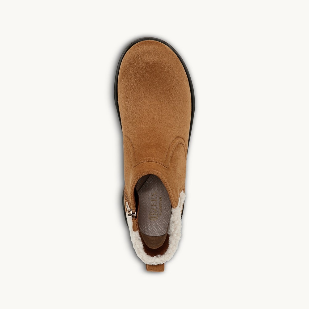 LifeStride Grand Cozy Shootie - Whiskey Tan Microfiber