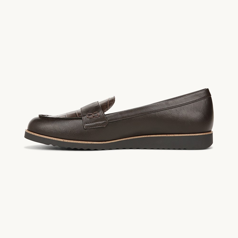 LifeStride Zee Loafer - Brown Synthetic