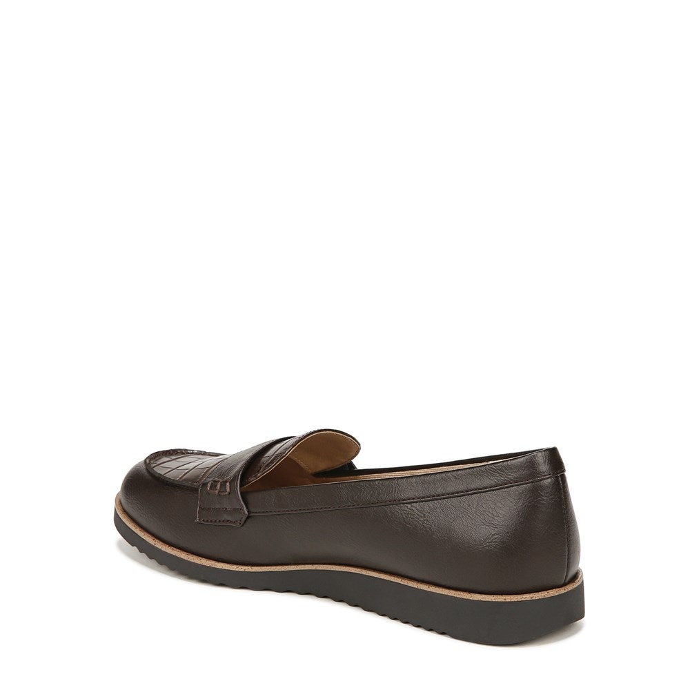 LifeStride Zee Loafer - Brown Synthetic